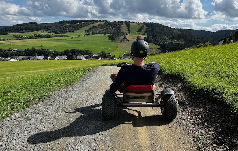 Mountainkarten - achteraanzicht